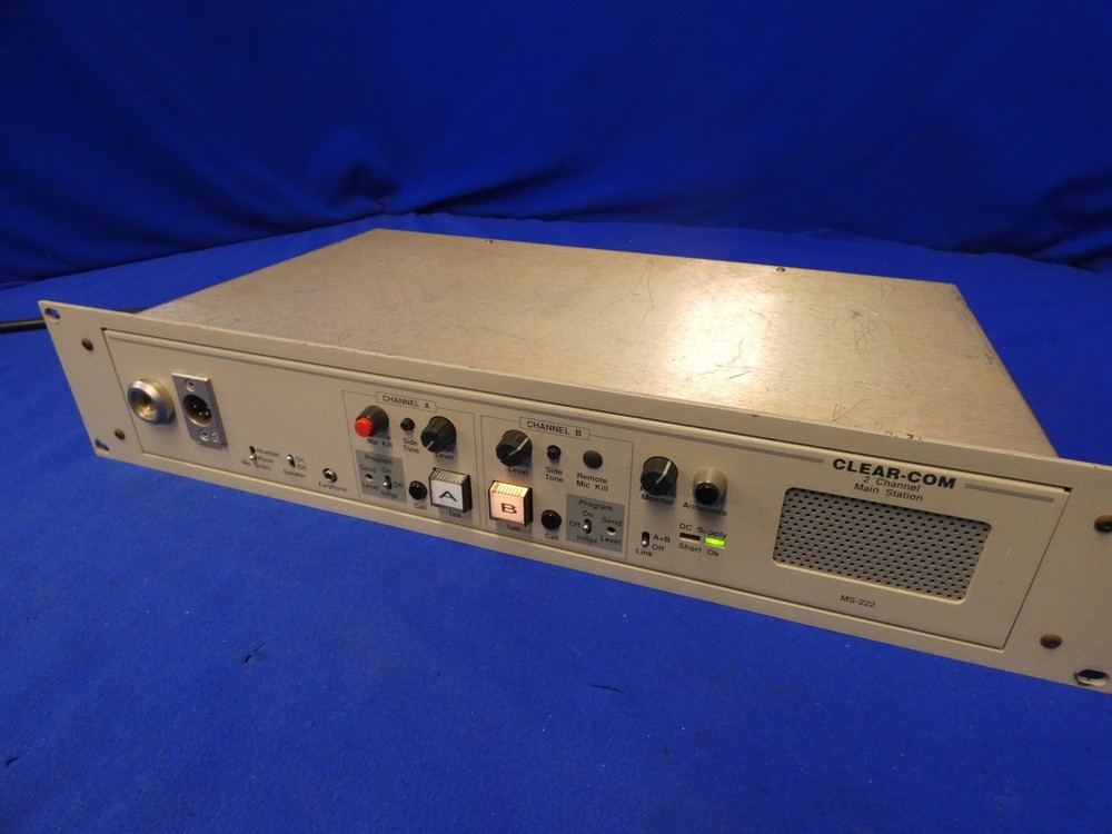 ClearCom MS-222 2-Channel Main Station (no mic)