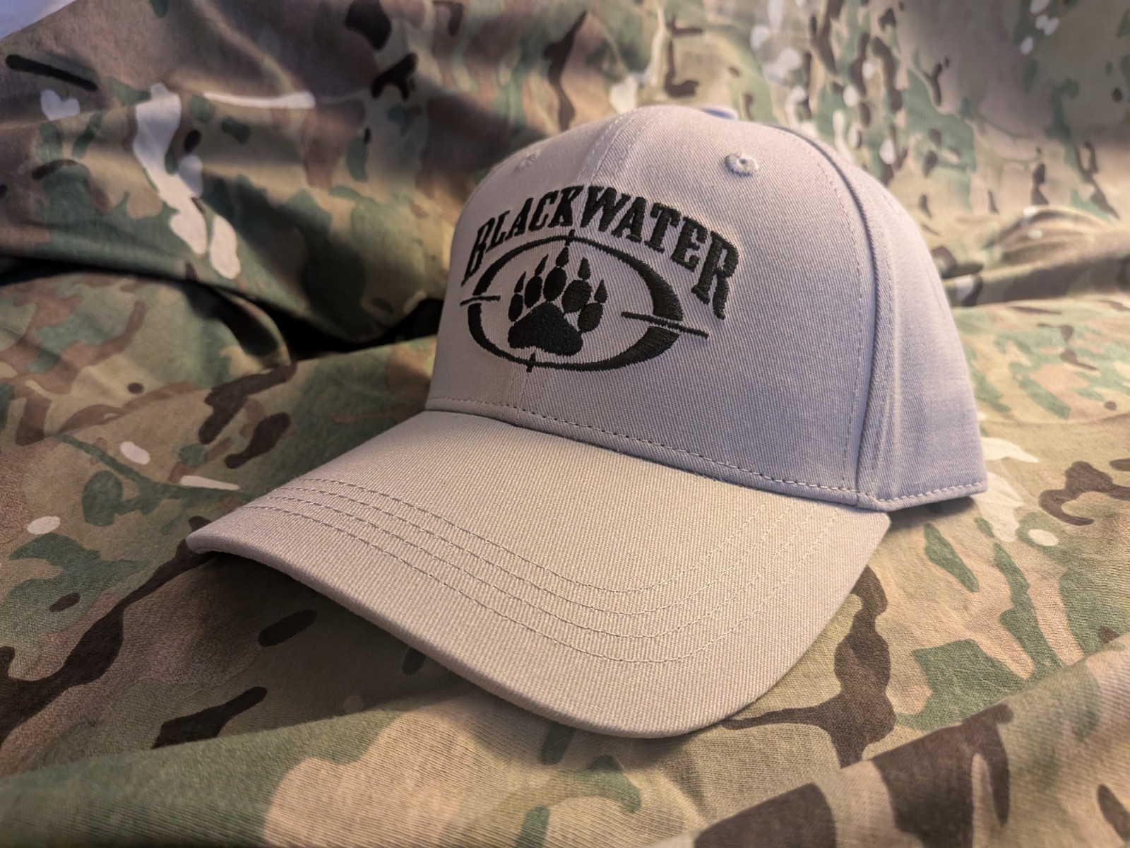 IRAQ WAR GREEN ZONE EMBASSY PRIVATE SECURITY CONTRACTOR PMC BSC Ball Cap (grey)