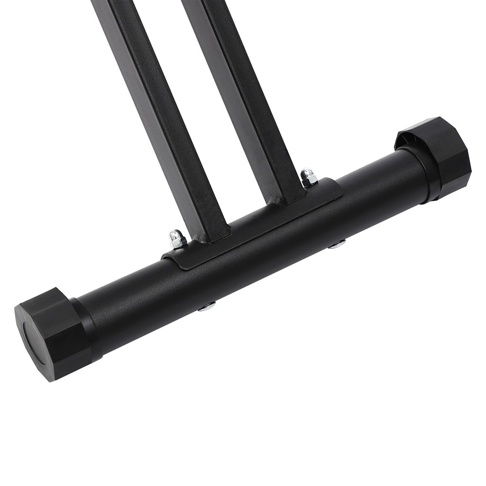 Black Adjustable Squat Machine Trainer Rowing Machine 264lbs For Adults