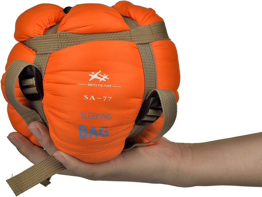 Warm Weather Sleeping Bag - Portable Waterproof Compact Lightweight, Packable fo