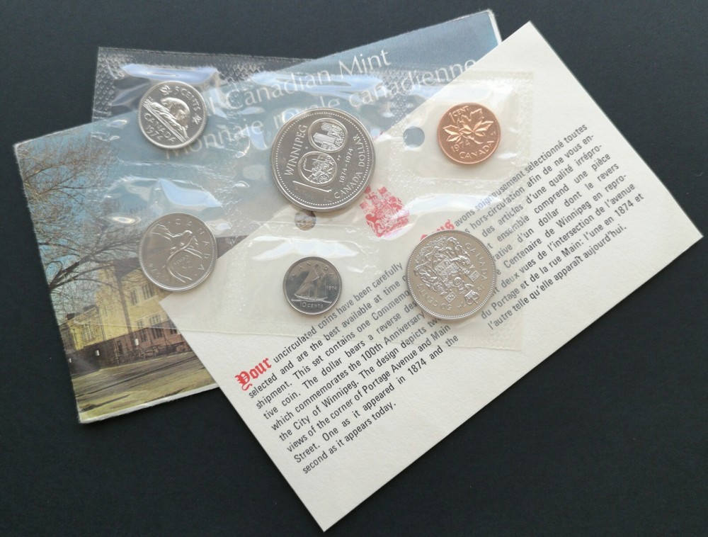 *** 1974  CANADA  PROOF  LIKE  ROYAL  MINT  SET ***