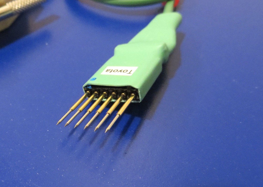 Toyota 2.54mm 6 position pogo adapter for Digiprog3 EEPROM programming