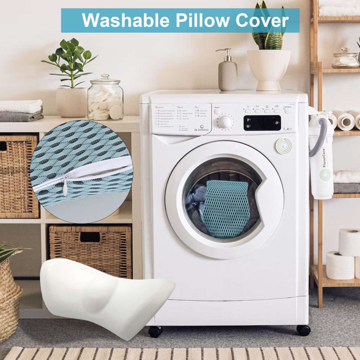 Comfort Lumbar Support Pillow Memory Foam Back Pain Relief For Desk /Car Chair