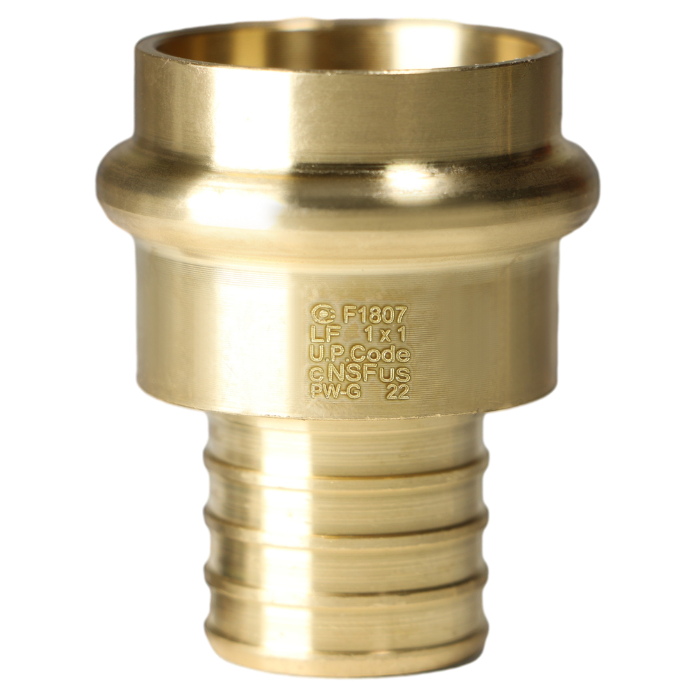 5 Pc XFITTING 1" Pex B x 1" Press Coupling
