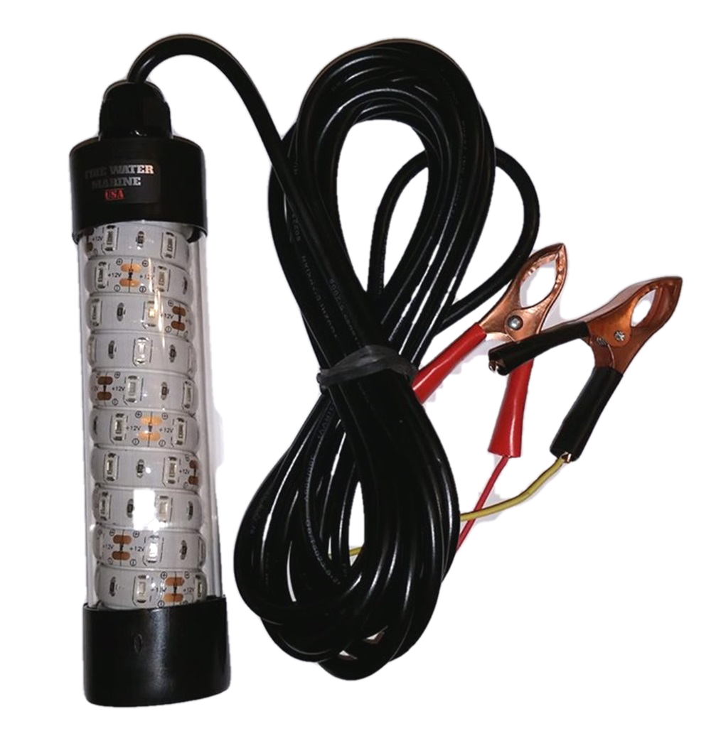 12v White Green Blue Led Underwater Submersible Night Fishing Light crappie Ice