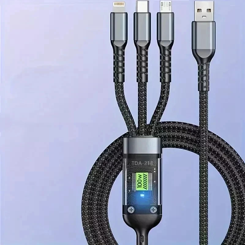 ANDROID 3 in 1 Fast Charging Cable Charger Cord For Type C Micro ✅ ANDROID ONLY