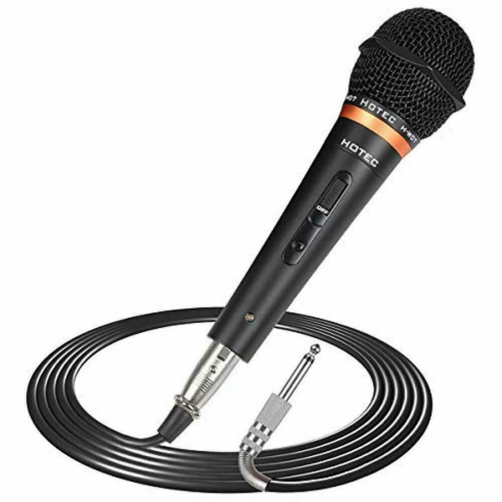 Hotec Premium Vocal Dynamic Handheld Microphone With 19ft Detachable XLR Cable