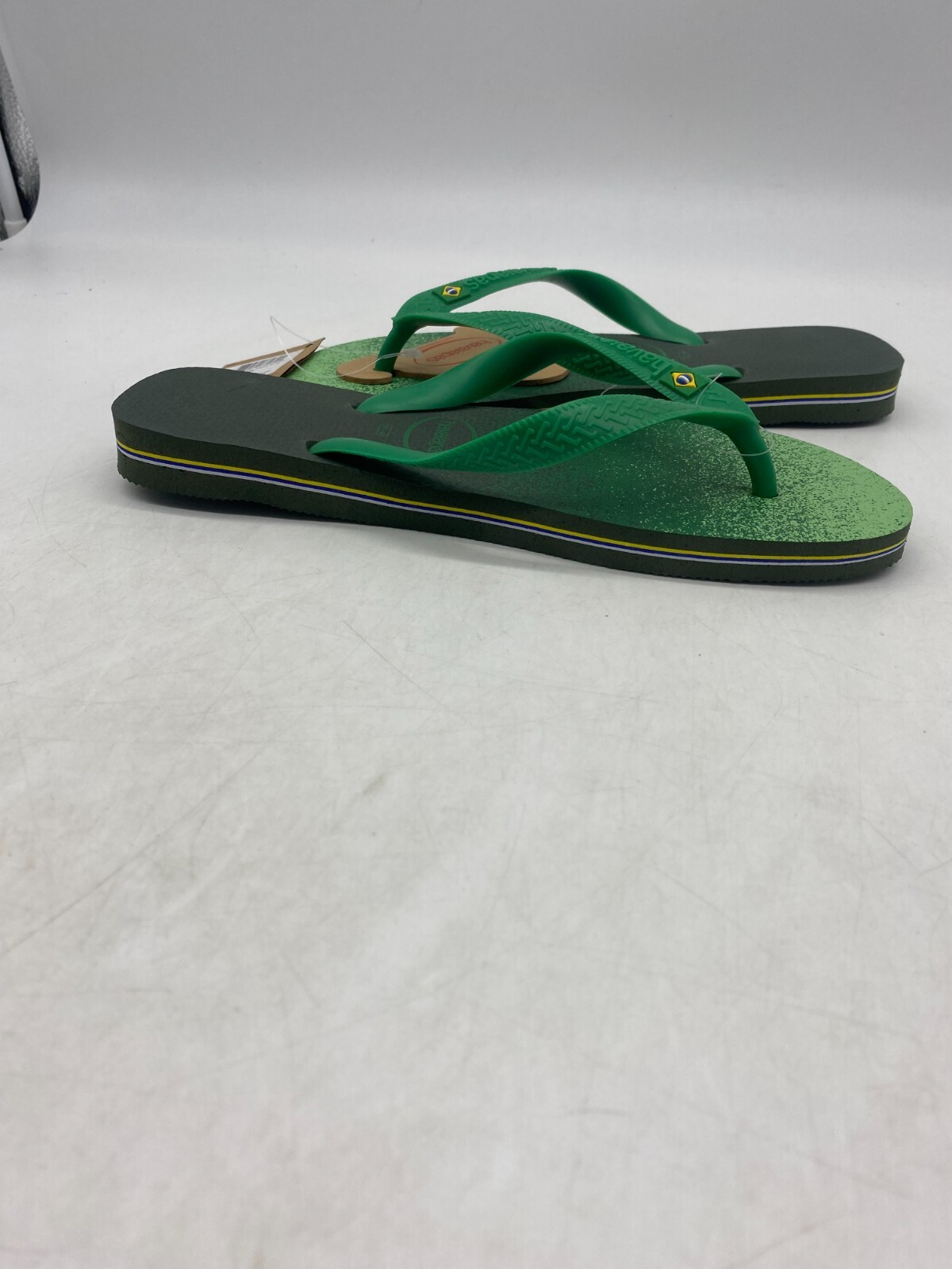 Havaianas Brazil Fresh Green Flip Flops Size 9/10 Women's / 8 Men