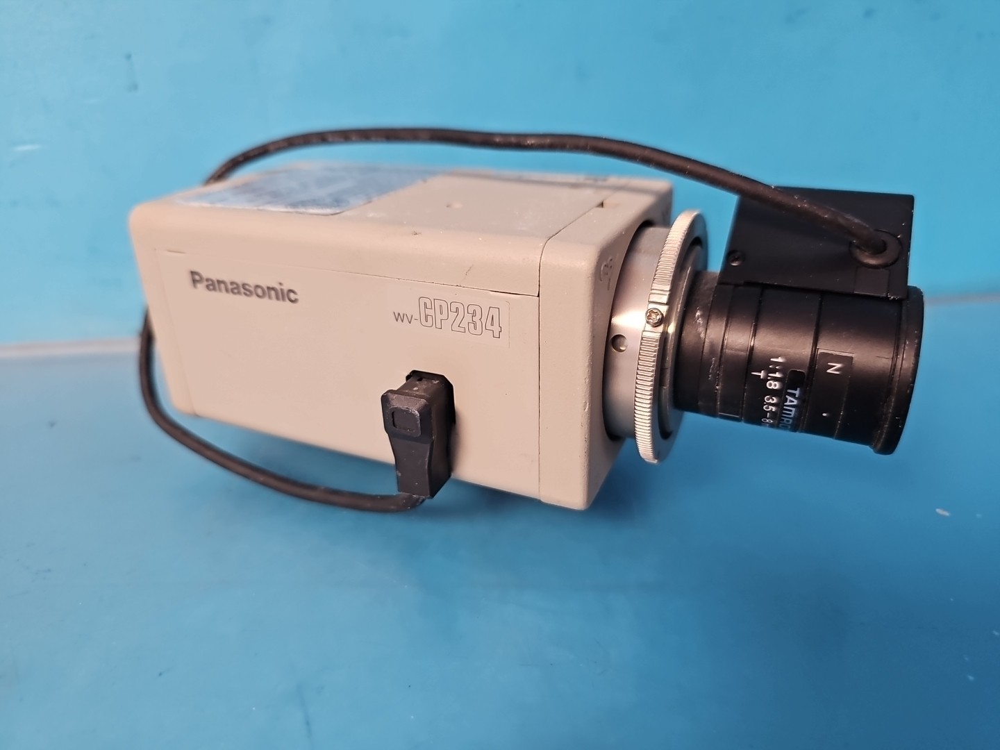 Panasonic Color CCTV Camera Model WVCP-234 Digital Tamron Lens 24v Used Works