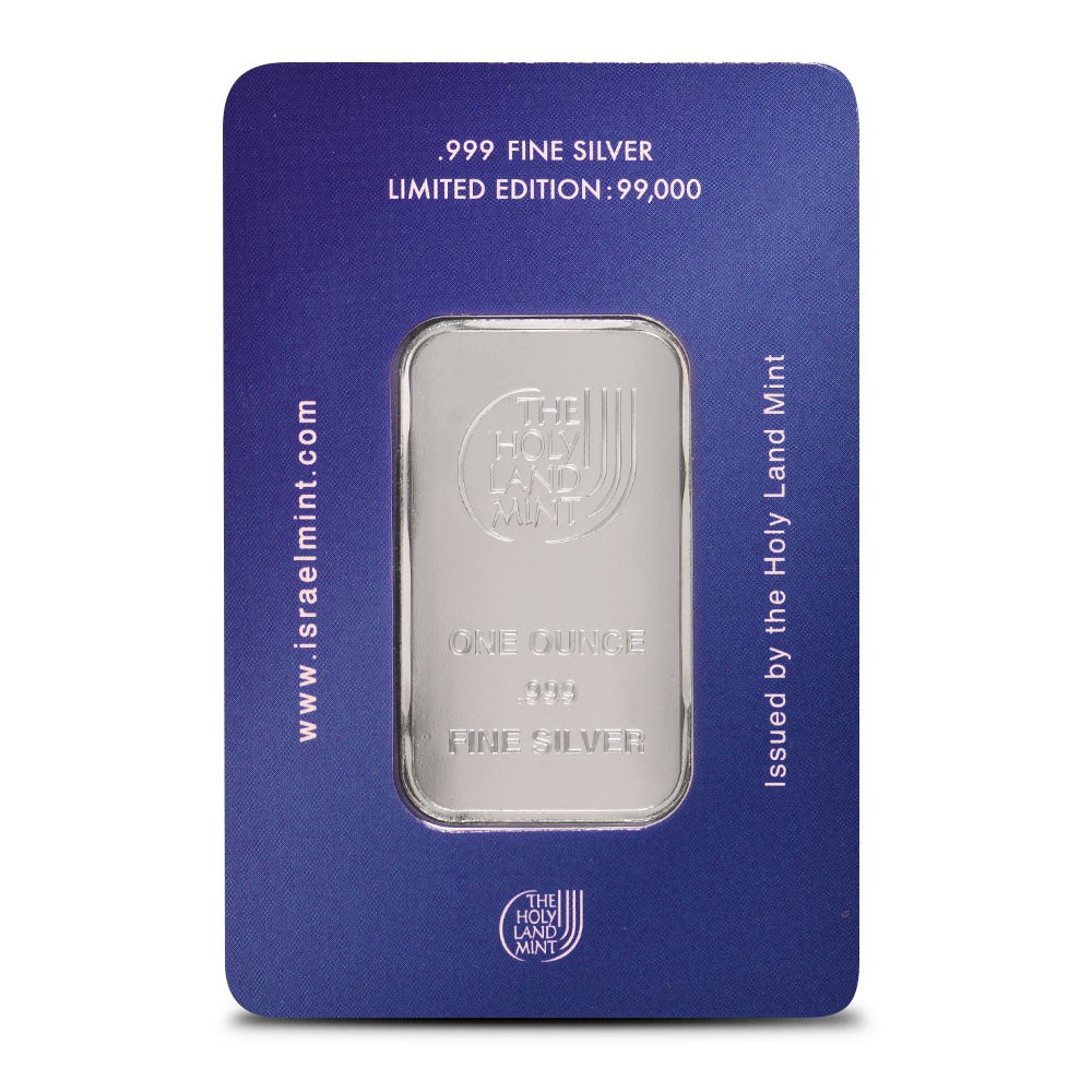 1 oz The Holy Land Silver Dove Of Peace Bar (New w/ Assay)