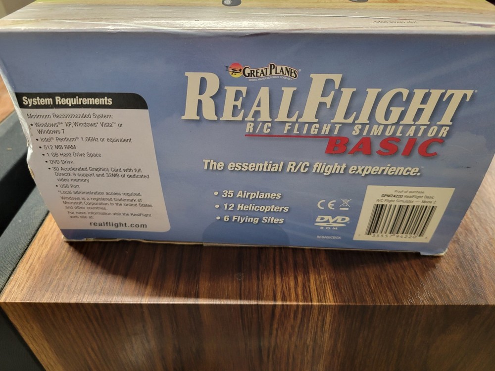 Great Planes Real Flight R/C Flight Simulator Basic