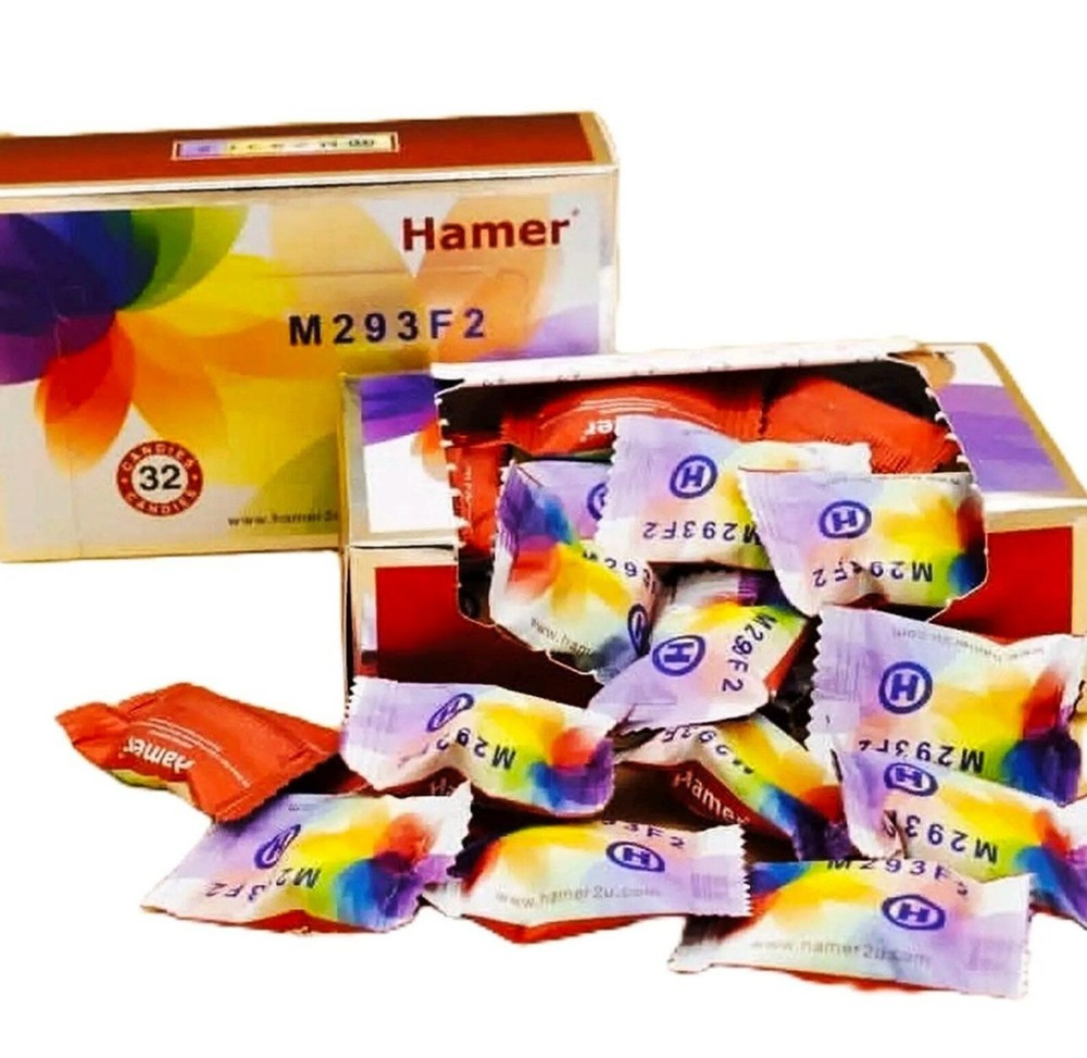 HMR Rainbow - Ginseng Coffee - Candy Chew for Men (1 box /32 Pieces)