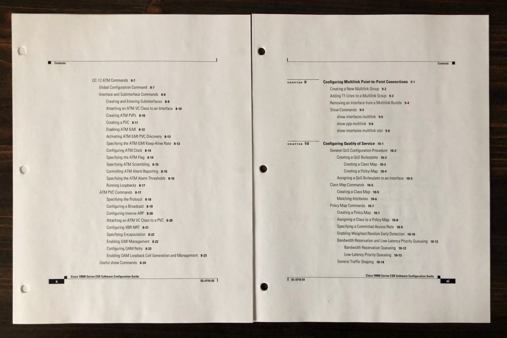 Cisco Systems - Cisco 10000 Series ESR Software Configuration Guide (2001)