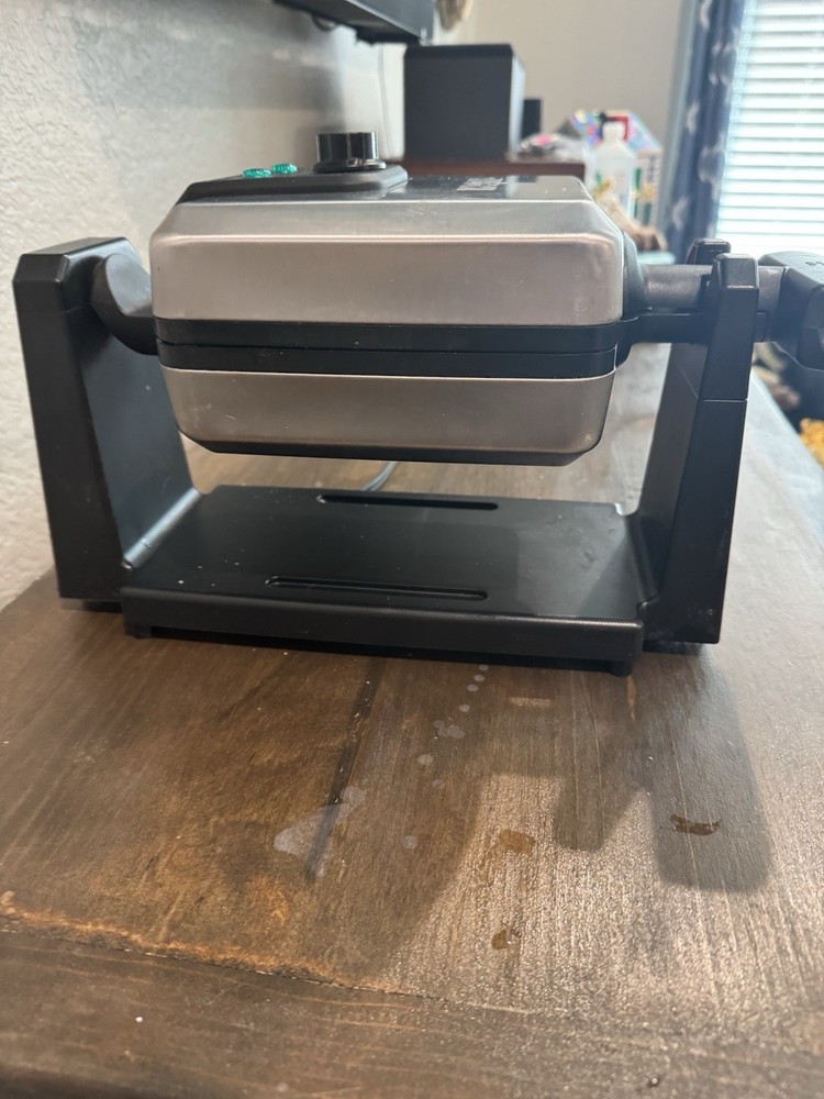 Waring Pro WMS200 4-Slice Professional Belgian Waffle Maker-Works!