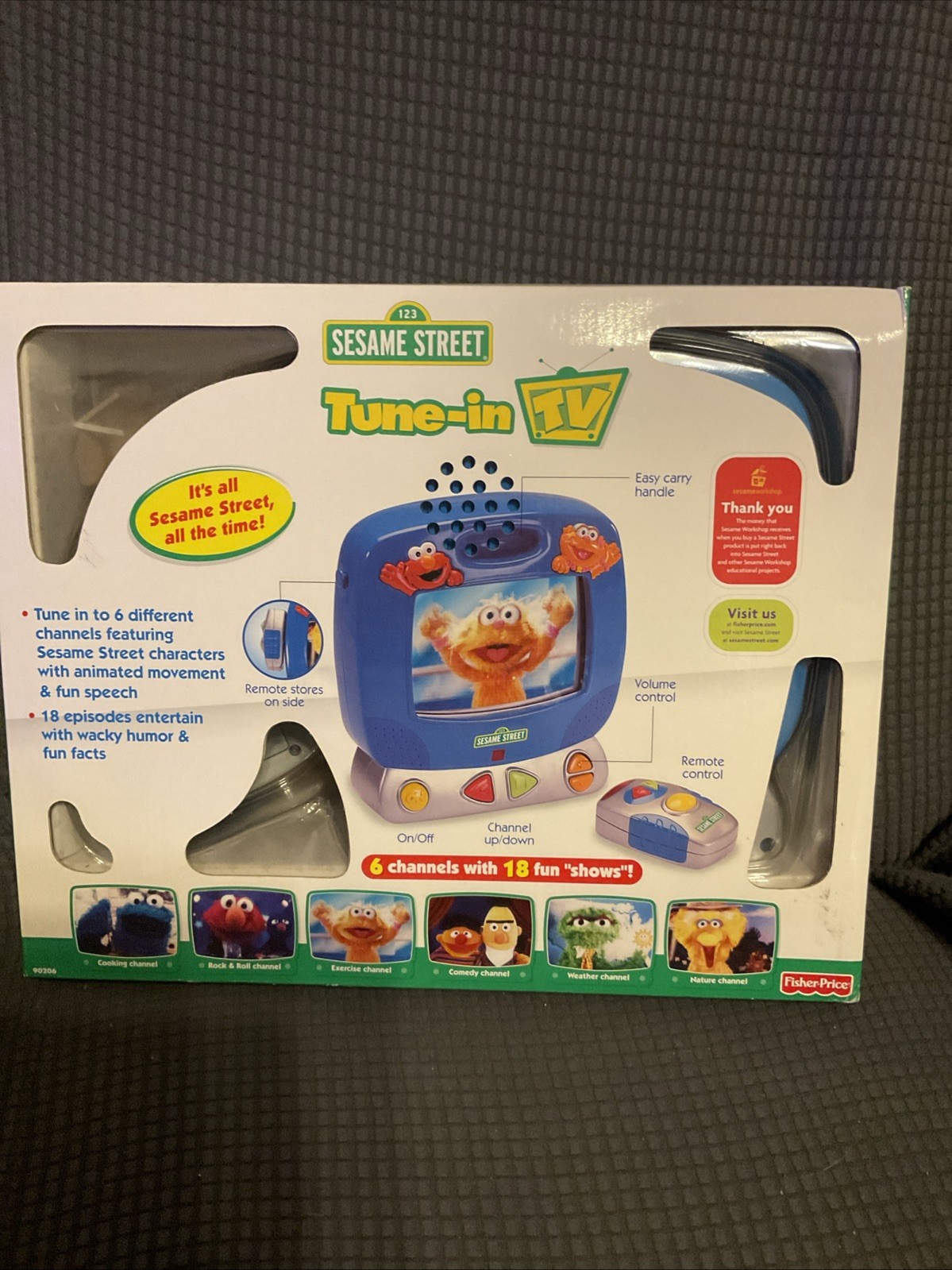 Sesame Street Elmo Tune in TV Toy Kids Electronic Learning Zoey TV NIB