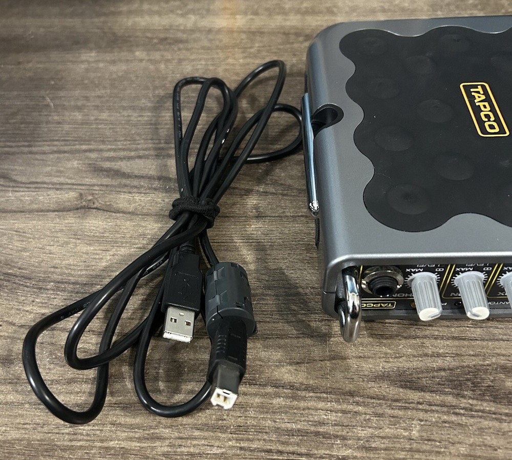 TAPCO Link Firewire 4x6 audio interface 2 Inputs, Fully Tested With Power Supply