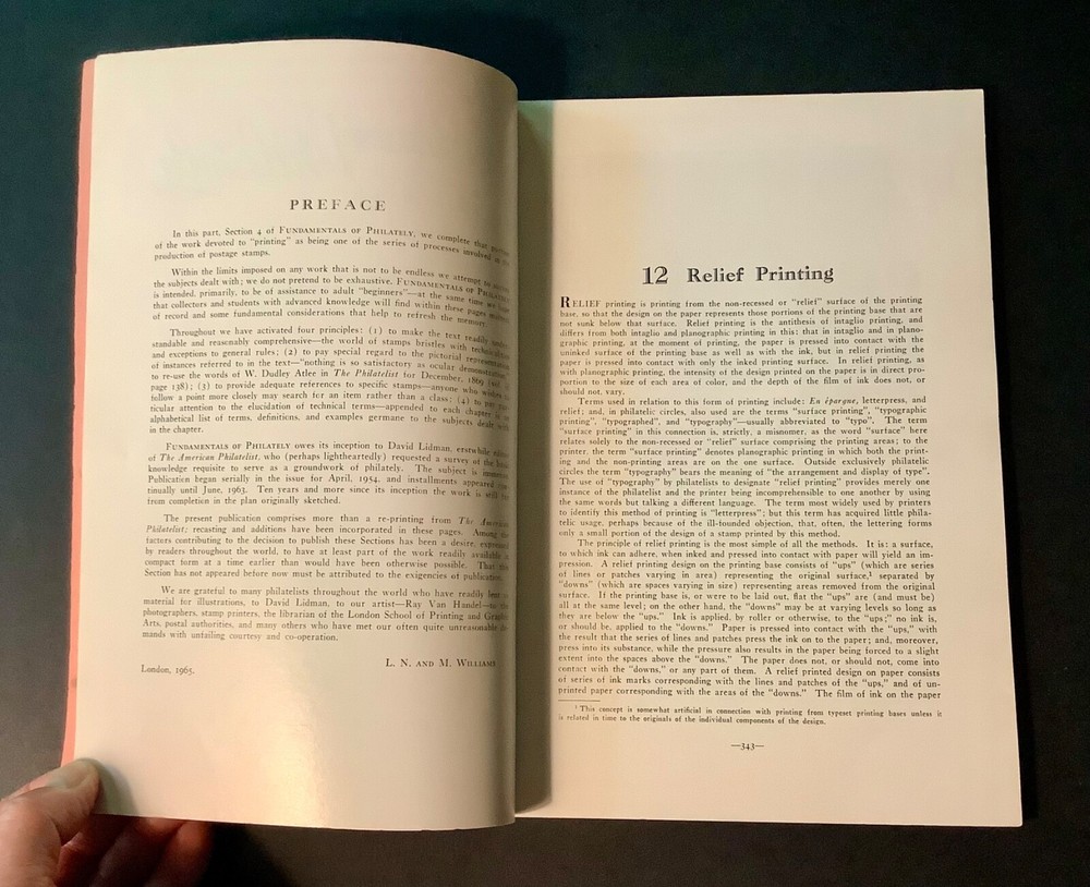 FUNDAMENTALS OF PHILATELY Vols 3-5 1964-68 APS Generously Illustrated Softcover