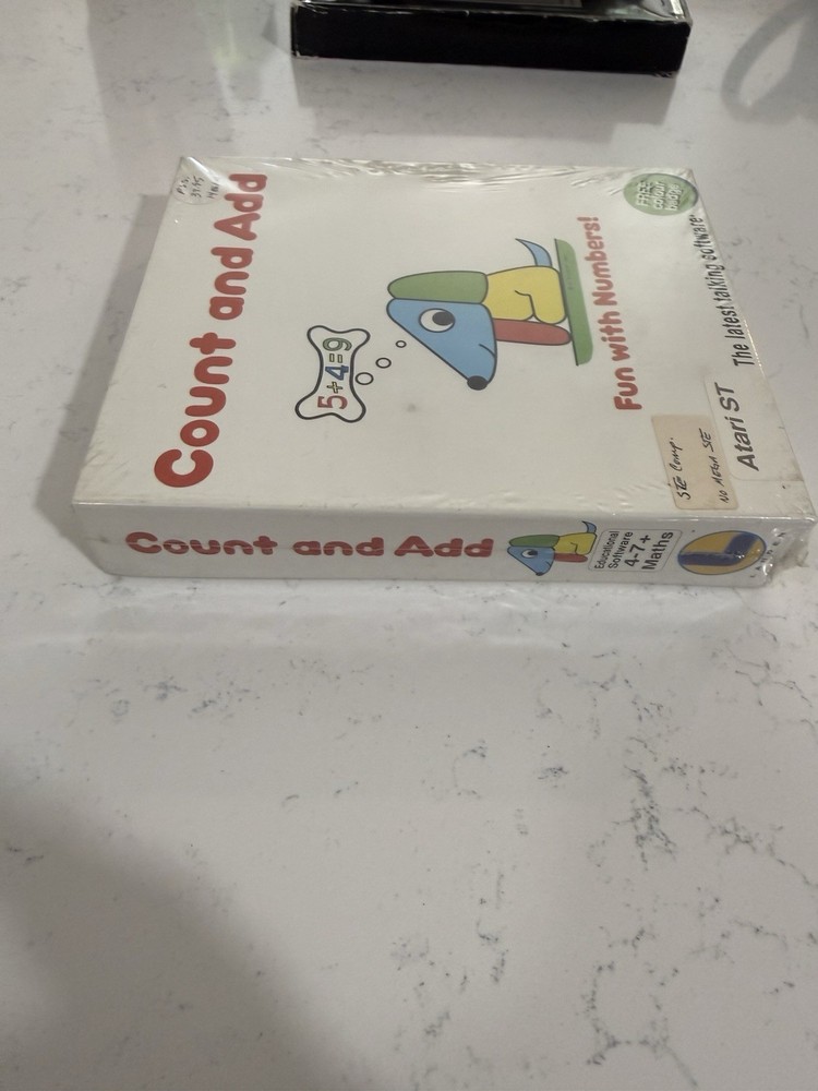 Atari ST Sealed Software Bundle Count And Add Chord Magic Midi Music Lessons NOS
