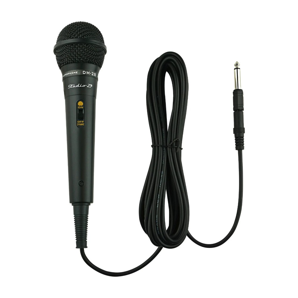 Uni-directional Dynamic Handheld Karaoke Microphone with Plug Adapter and Stand