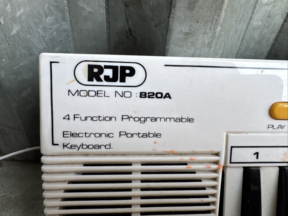 Rjp Keyboard Model Number 82084 Function Programmable Electronic