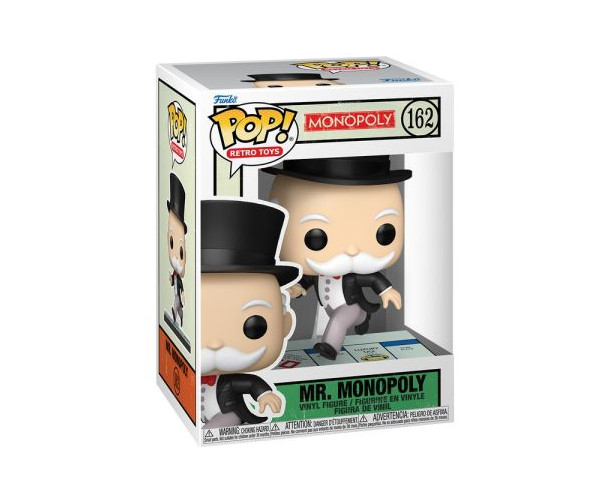 Funko Pop Monopoly: Mr Monopoly (Pass Go) Figure w/ Protector IN HAND