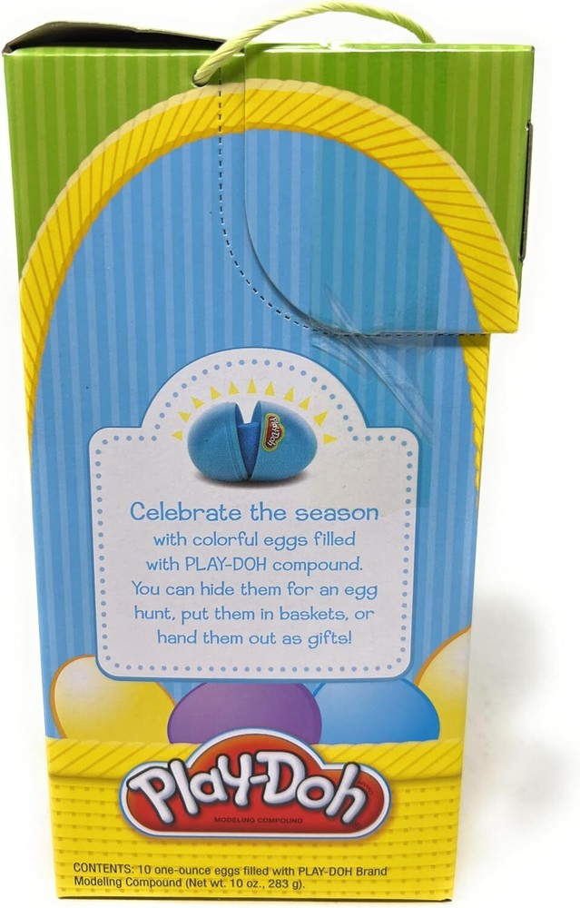 *** PLAY-DOH SPRING EASTER EGGS, 10 EGGS WITH SURPRISE COLORS INSIDE - NEW ***