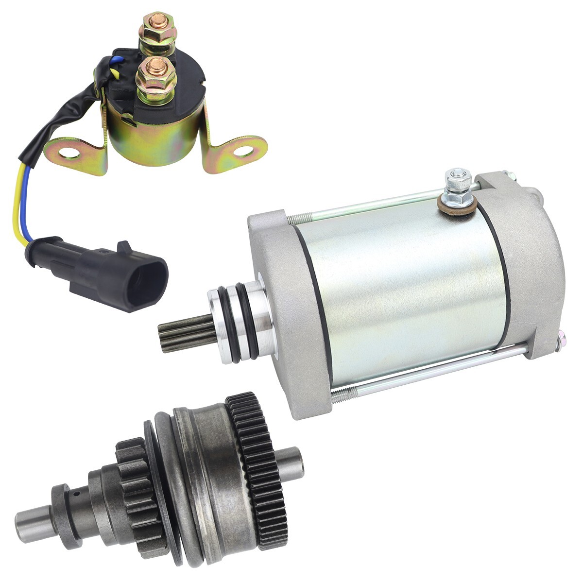 Starter for Polaris RZR 800 RZR 4 S EFI 2008-2014 with Bendix & Relay