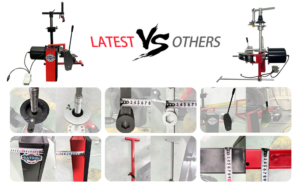 KATOOL KT-1030P Mini Tire Changer Machine 10-21 Inch for Road Rescue