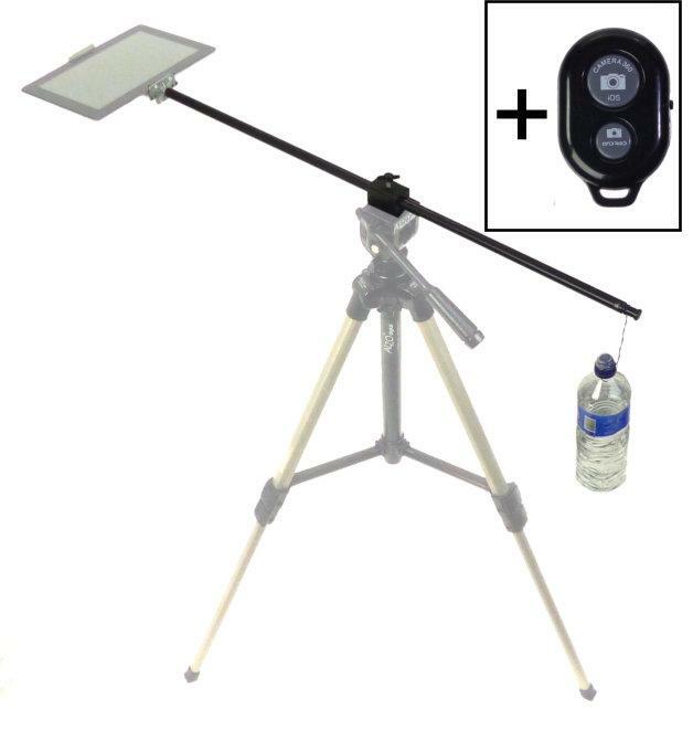 Horizontal Camera Mount for Tablet Overhead Product Photography