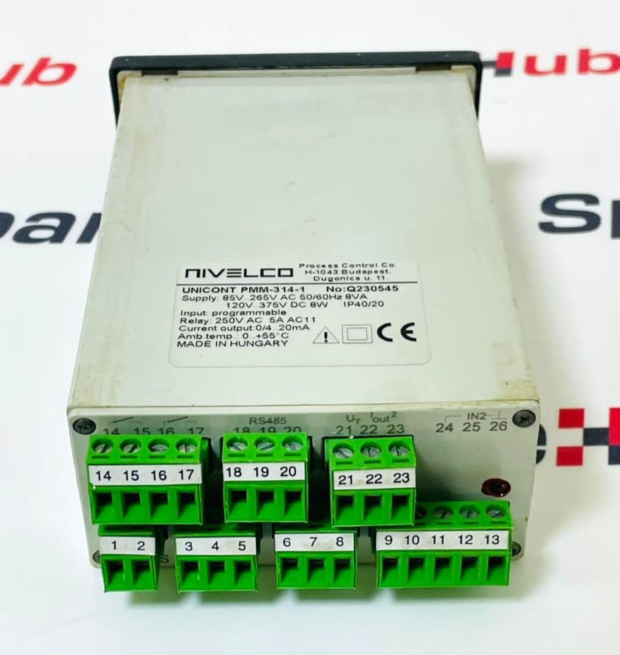 NIVELCO UNICONT PMM-314-1 Process Controller