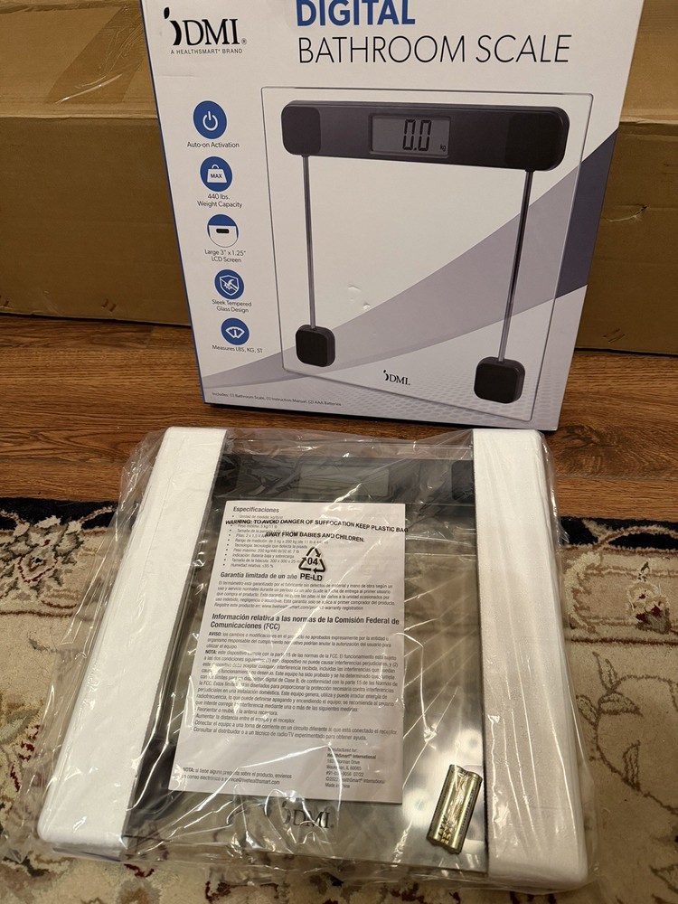 DMI Digital Bathroom Scale LCD Display NEW - OPEN BOX
