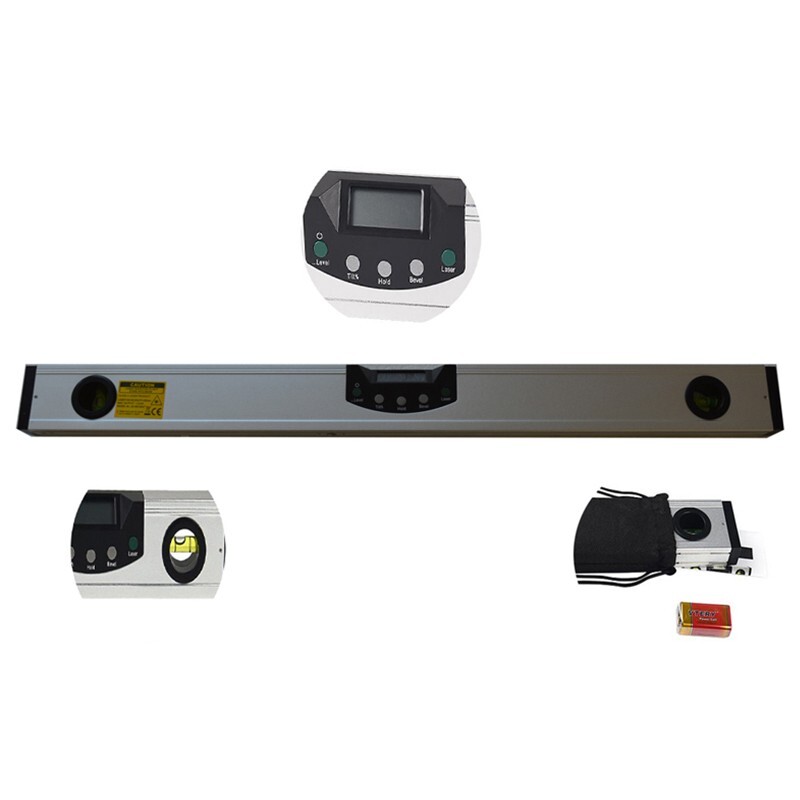 Infrared Level Angle Ruler Digital Precision Measuring Angle Instrument 600mm