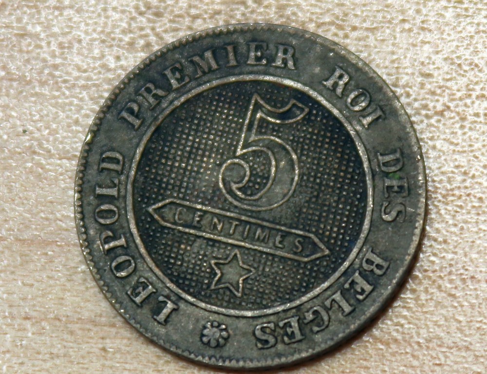 1862 Belgium 5 Centimes