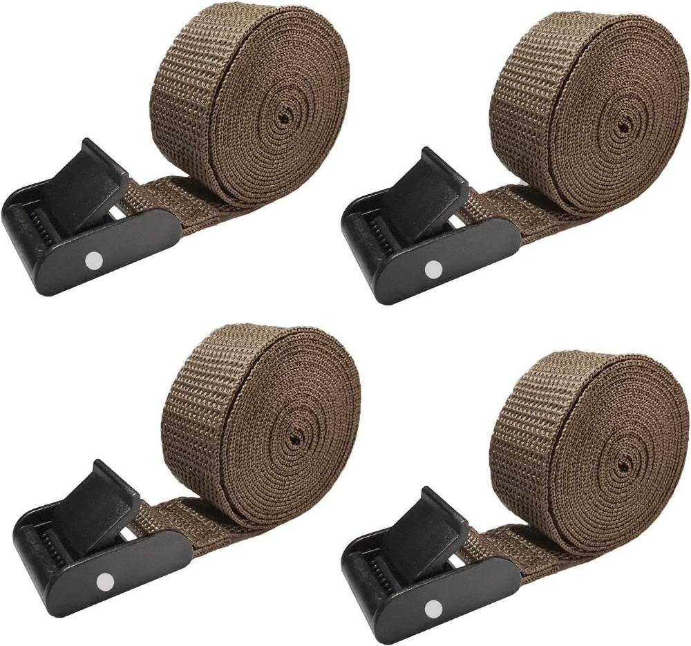 4 Pack Trail Game Camera Mount Tree Straps with Snap 185Cm/6Ft Foldable Nylon