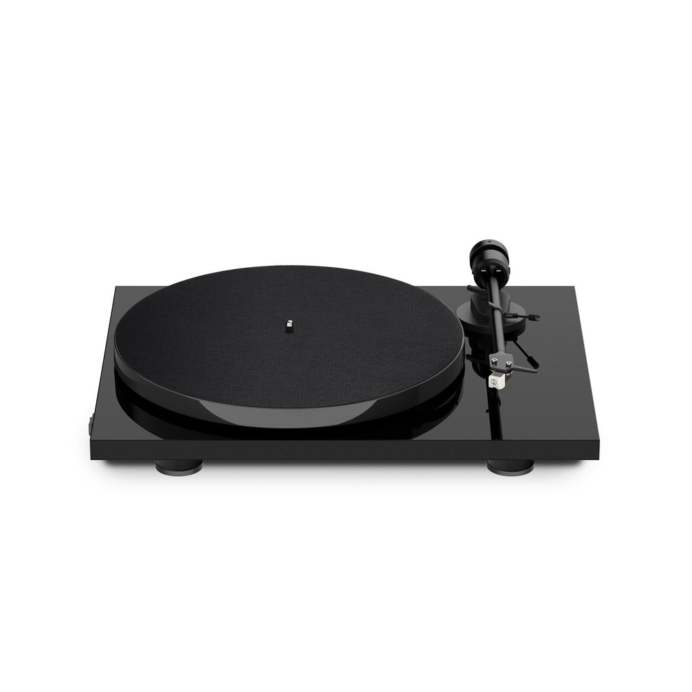 Pro-Ject E1 Phono Plug & Play Turntable with Built-in Phono Gloss Black