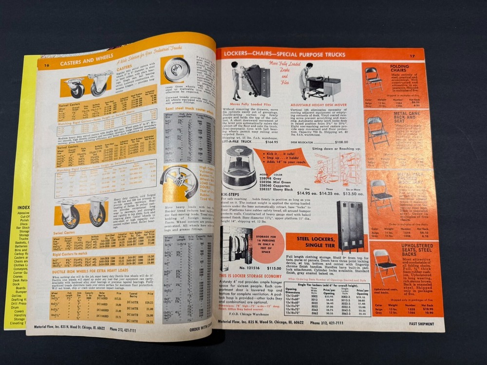 1960's Material Flow Inc Tools & Supply Catalog