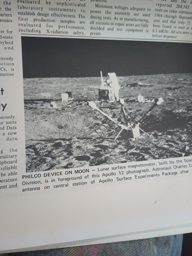 2 Original 1969 Philco Light Newspapers Apollo 11