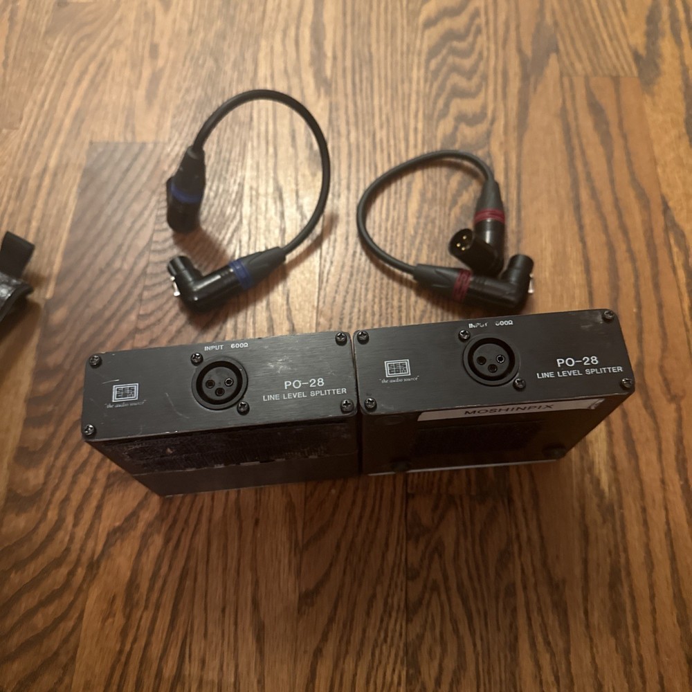 2 Sescom PO-28 line level splitters