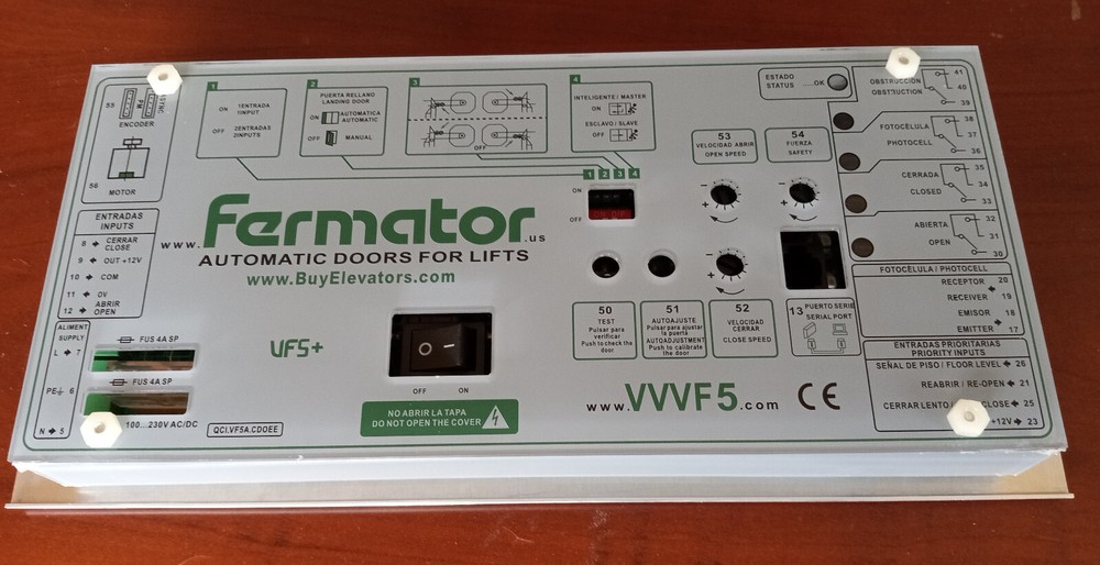 Fermator door controller VVVF , MOnxt  , VVVF4+, VF5+, VVVF5