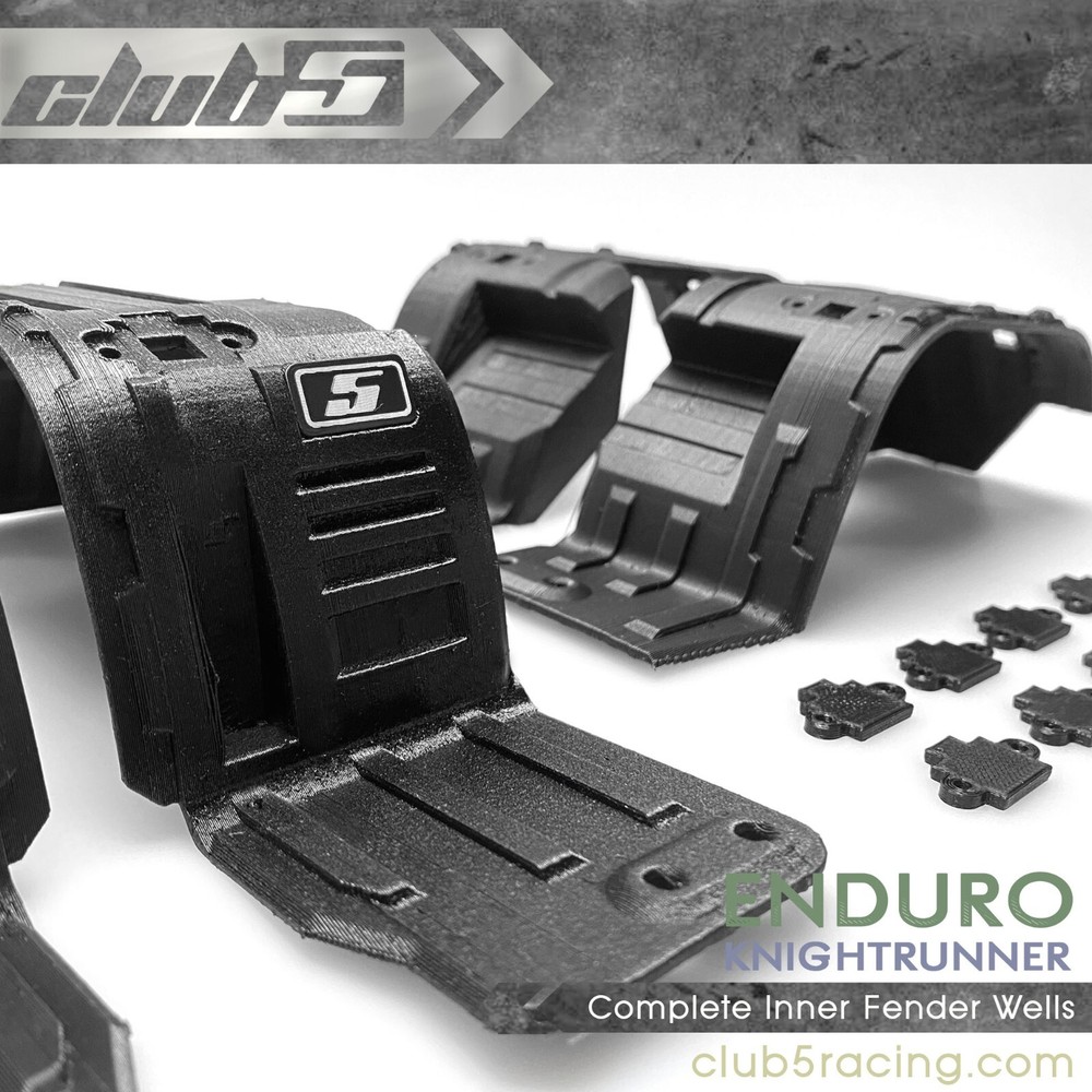 Complete Inner Fender Wells ( Rock Light Ready ) for Element Knightrunner