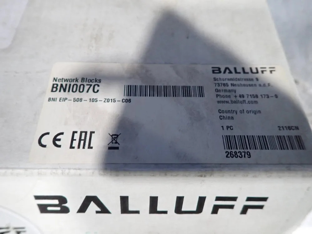 BALLUFF NETWORK BLOCK, SENSORS 03260220187
