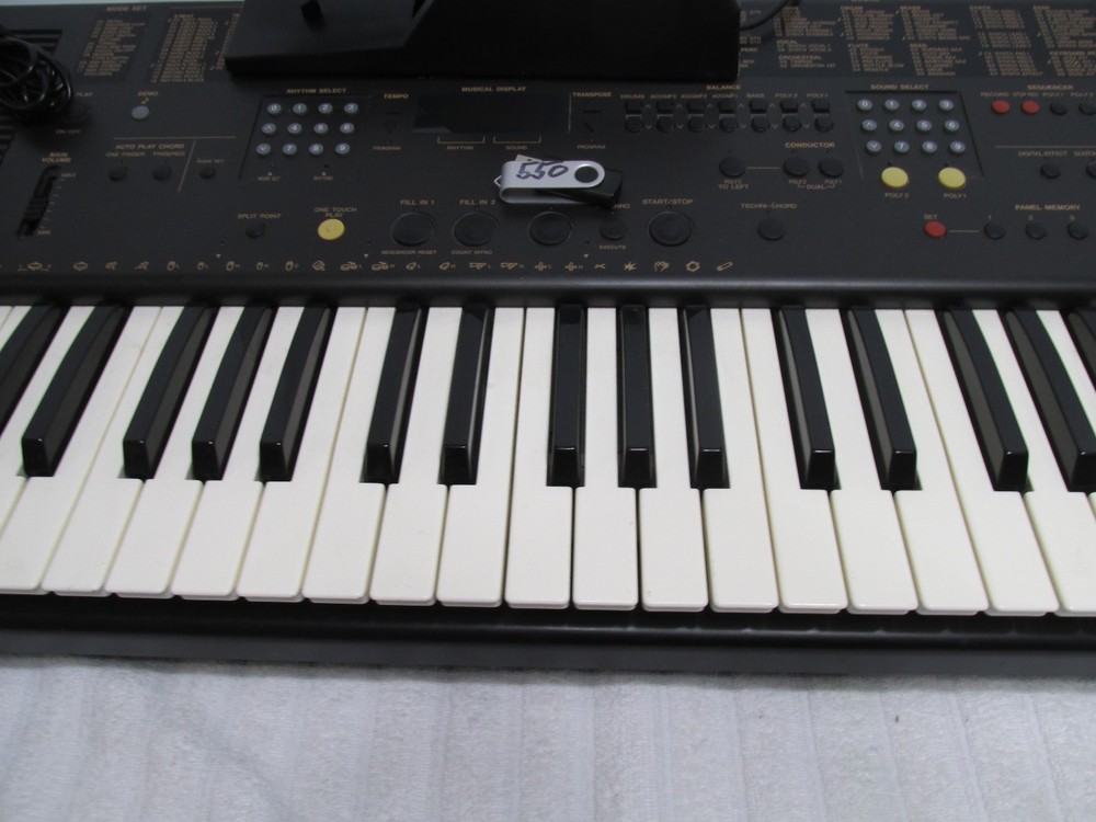 Vintage Technics SX-KN550 Electronic Keyboard 61 Key MIDI master