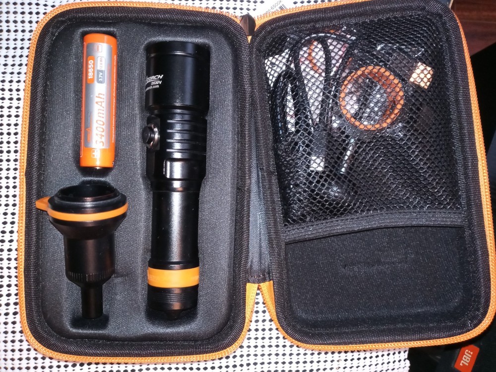 OrcaTorch dive light D530V Macro Set