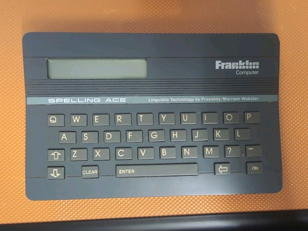 Franklin Computer Spelling Ace SA-98 Handheld For Parts Repair See Description