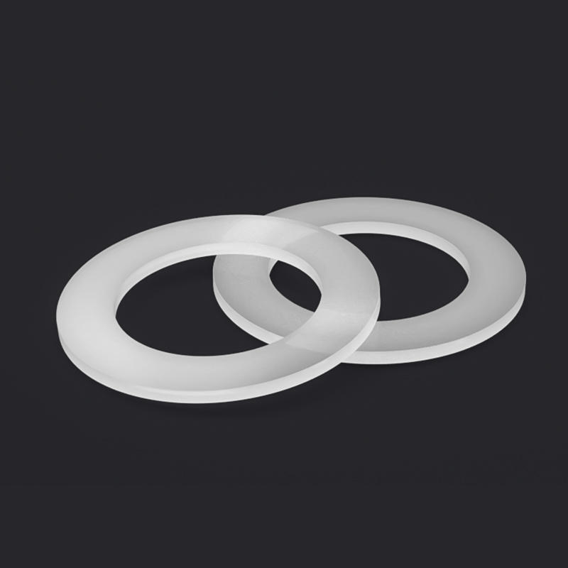 White Silicone Rubber Washer Seal Gaskets Flat O Ring High Temp Pad 3mm Thick