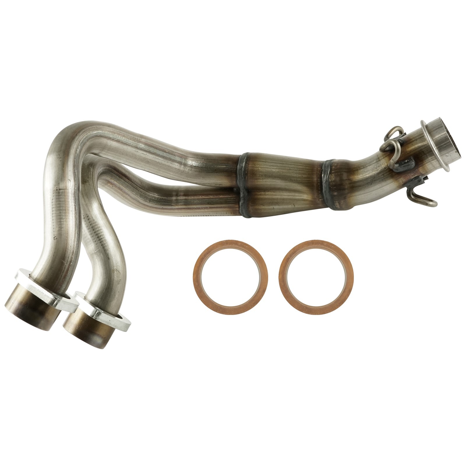 Exhaust Pipe w/ Gaskets For Yamaha Rhino 700 YXR700F 4x4 FI Side By Side 08-012