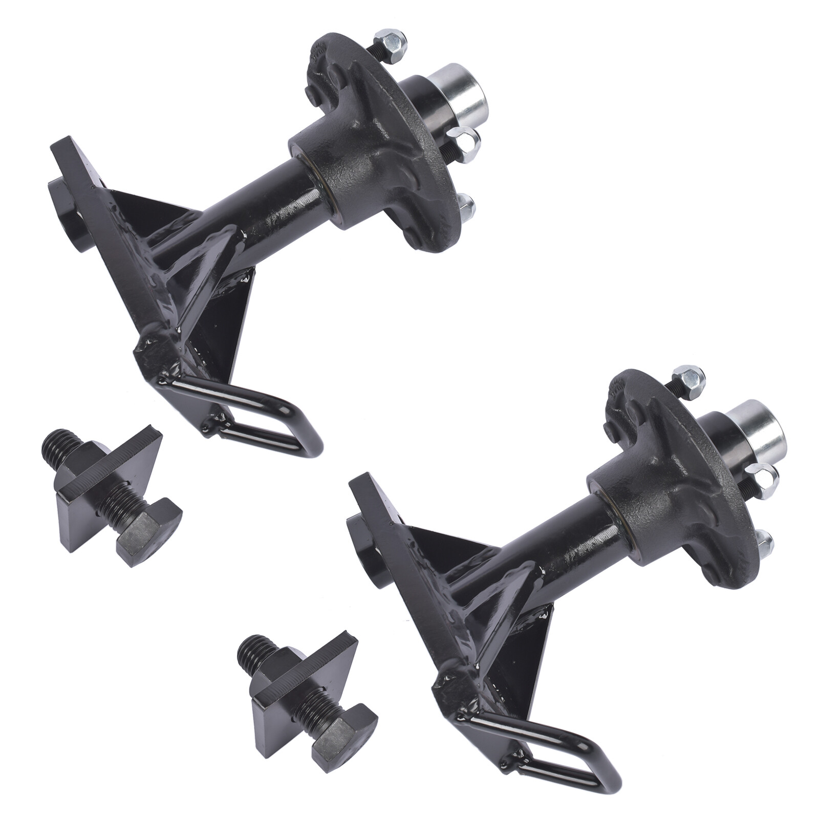 5x 5.5 Lug Superior Shipping Container Wheels Container Moving Kit 2 Spindles