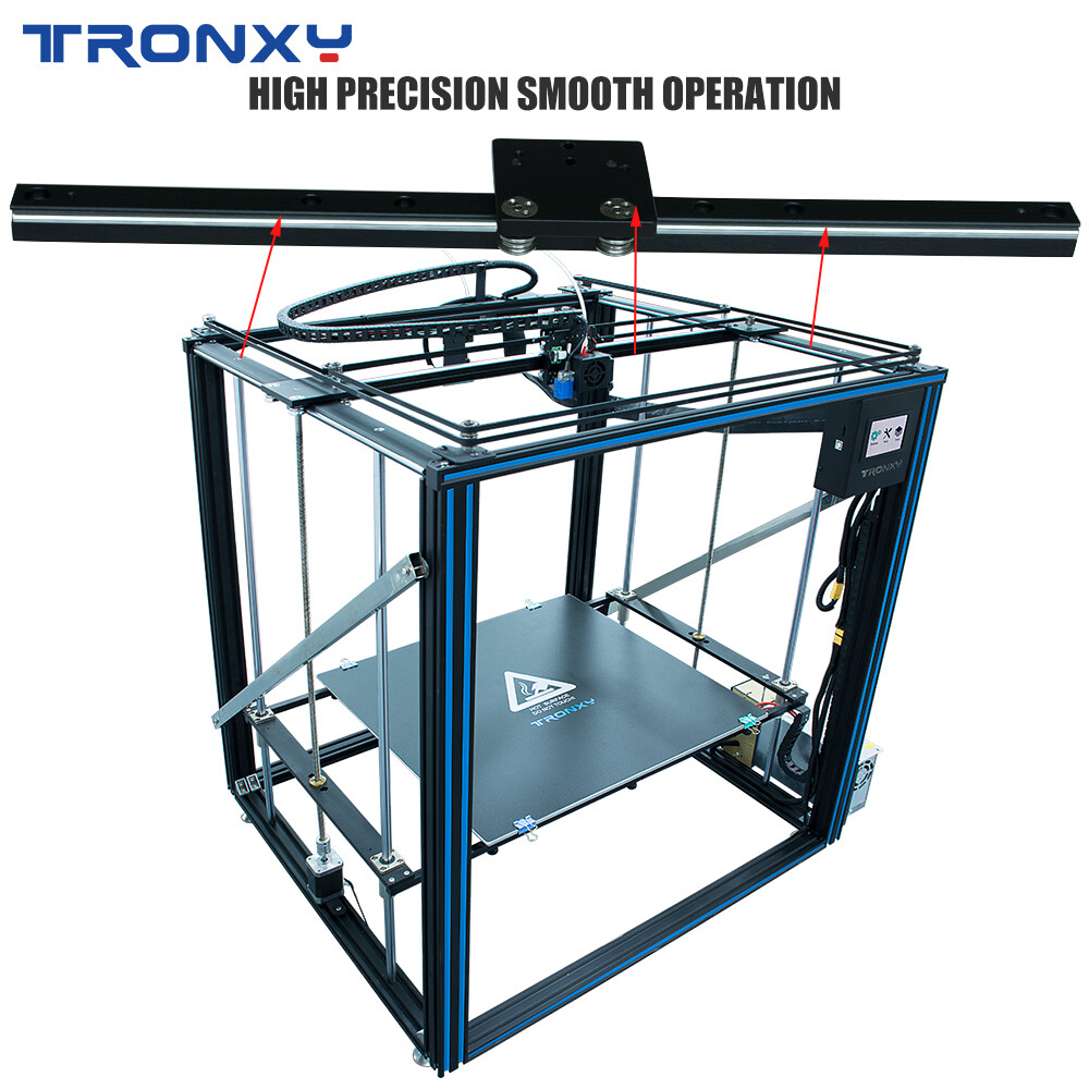 Newest TRONXY X5SA-500-PRO Lattice Glass Version 3D Printer Big Size 500*500*600