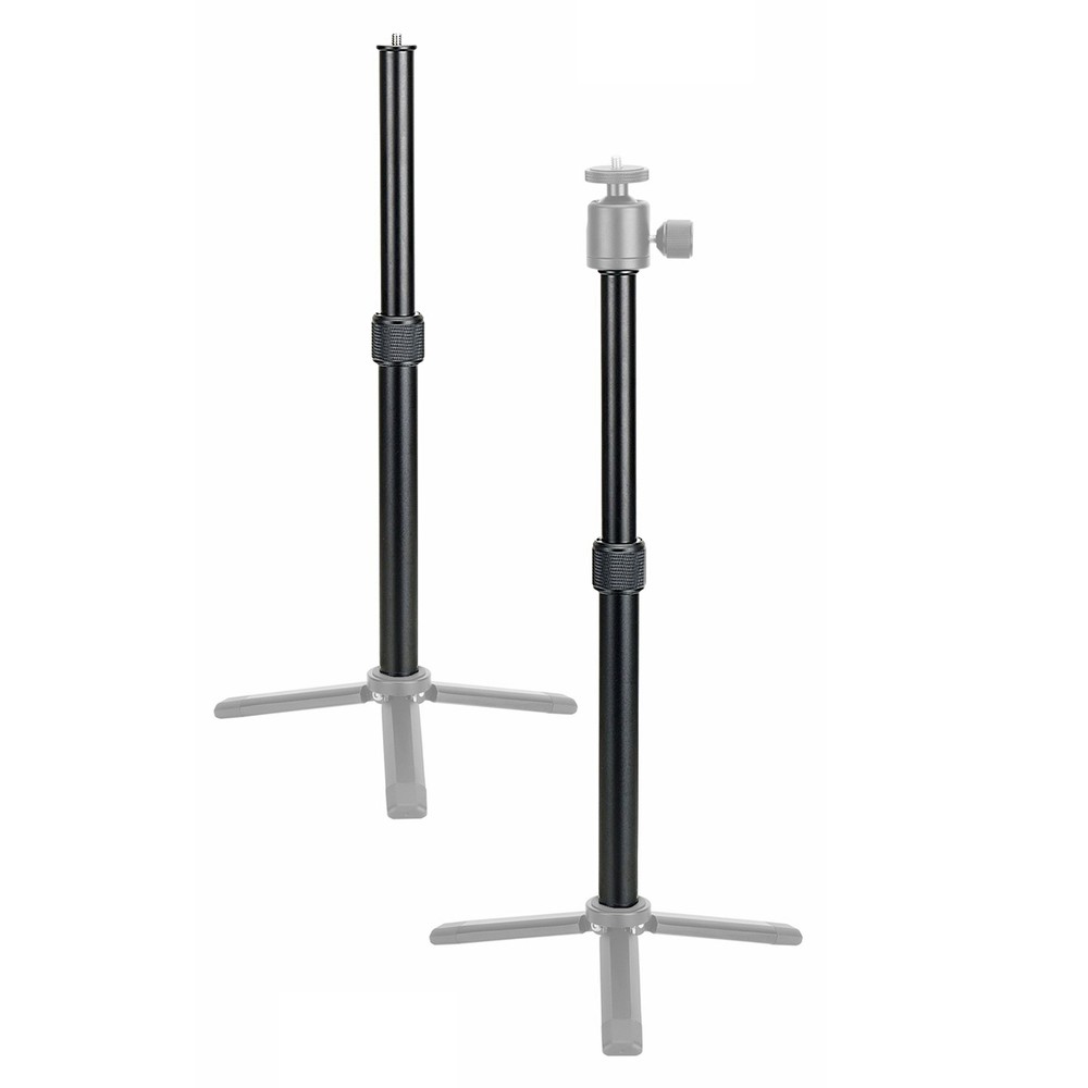 35cm Rod Tripod 2-section Extension Camera Pole Stick 1/4'' Thread Stabilizer