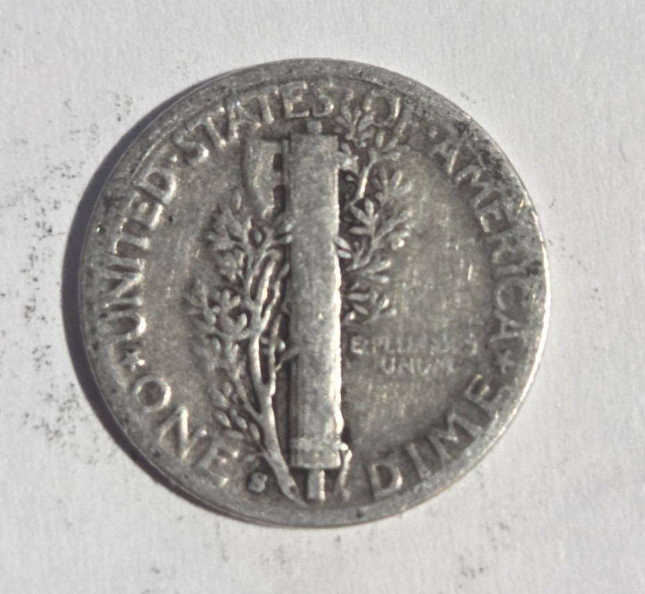 1928 S Mercury Dime